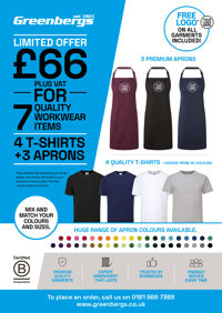 Greenbergs Hospitality Offer — 7 items for £66
